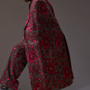 Agbára Coat | African Print Tailored Coat